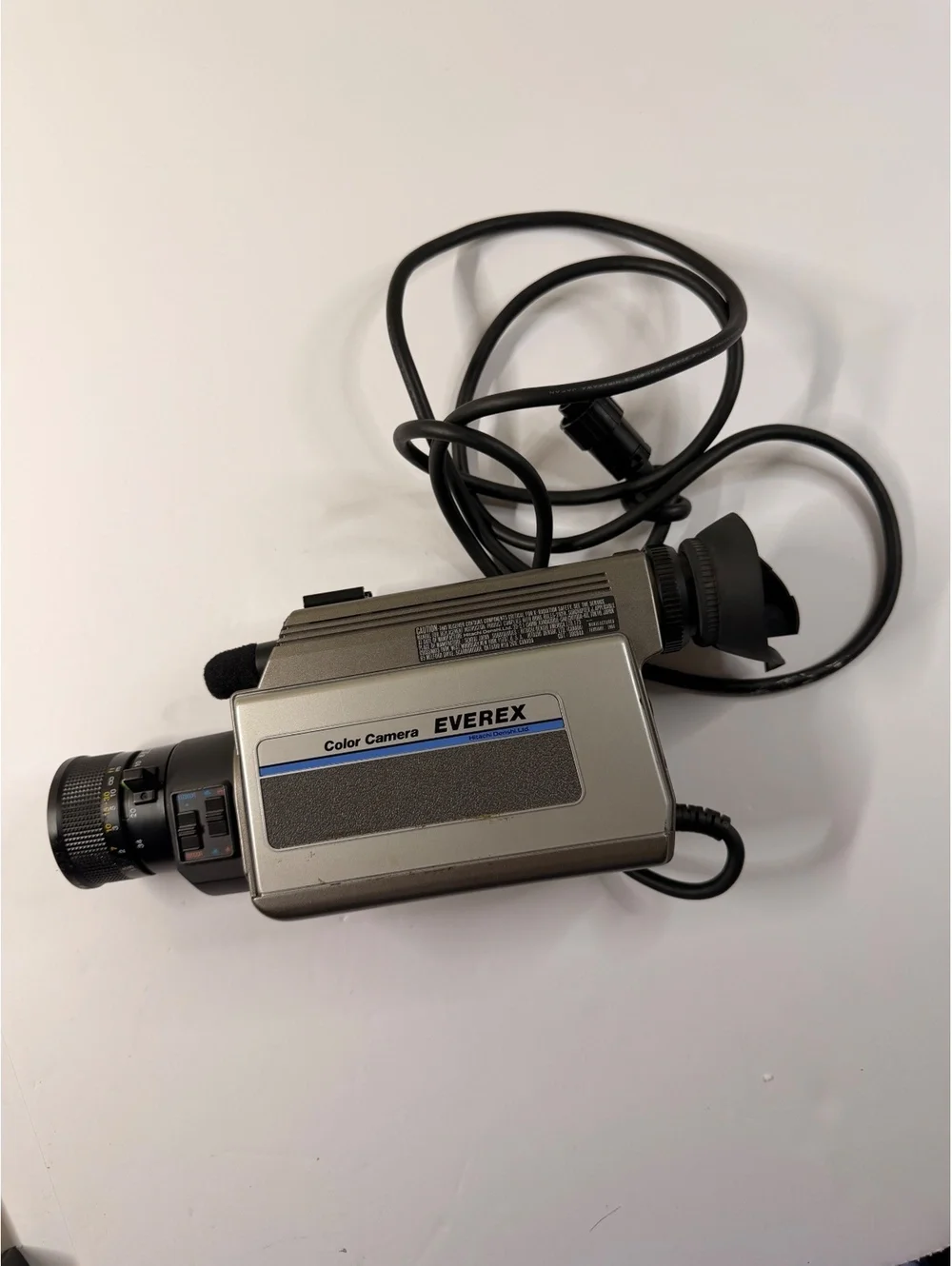 Vintage Everex Hitachi GP-8AU Color Video Camera TV Zoom Lens